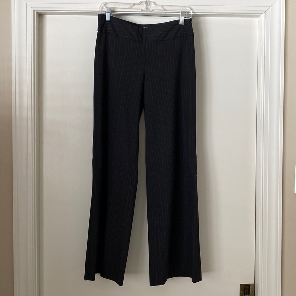 The Limited Black Aubrey Fit pinstripe pants size 4